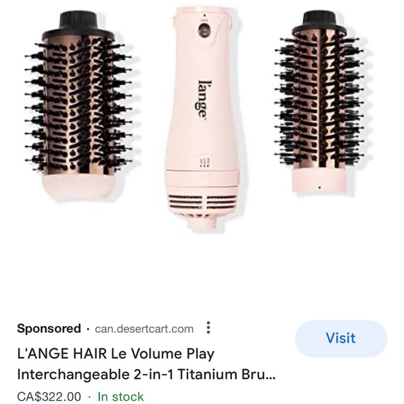 EUC L’ange LE Volume PLAY comes with two interchangeable attachments - Picture 5 of 10